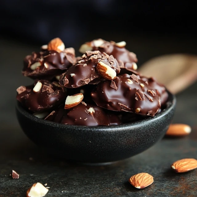 Dark Chocolate Almond Clusters