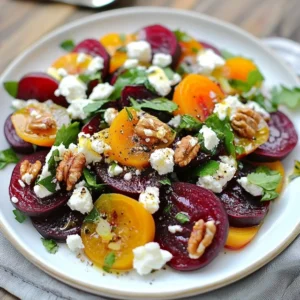 Beet and Goat Cheese Salad