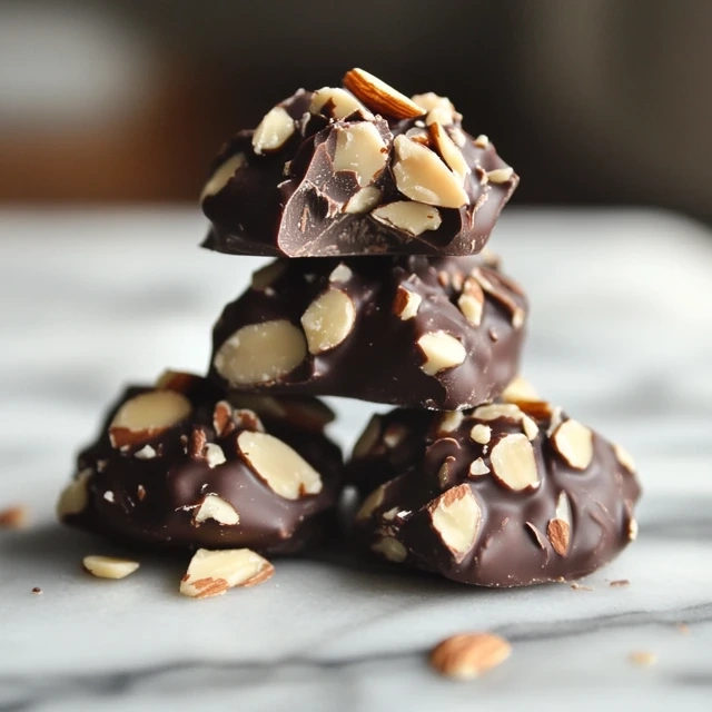 Dark Chocolate Almond Clusters