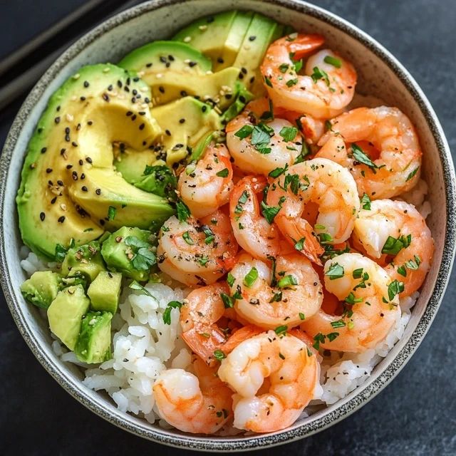 Shrimp And Avocado Bowl