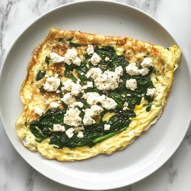 Spinach and Feta Omelette