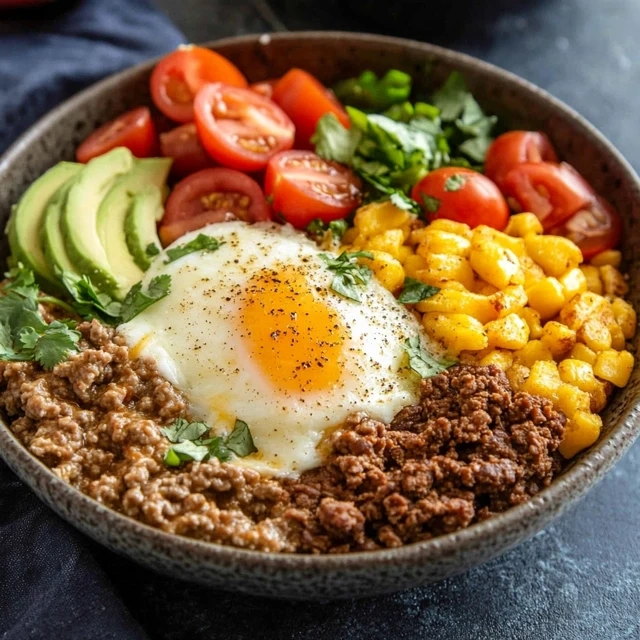 Low-Carb Breakfast Burrito Bowl