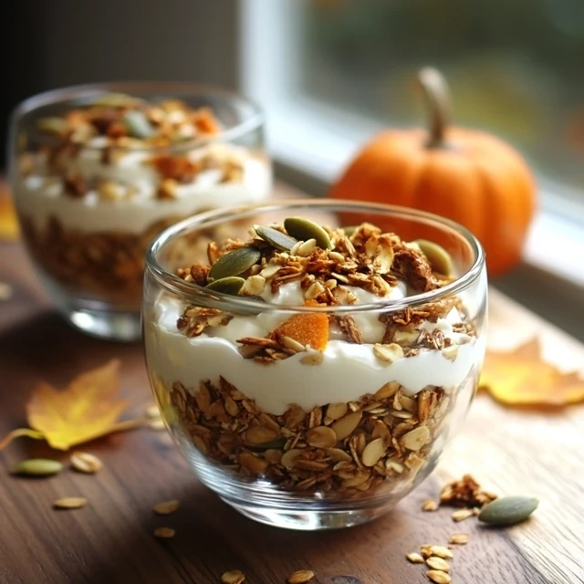 Pumpkin Seed And Yogurt Parfait
