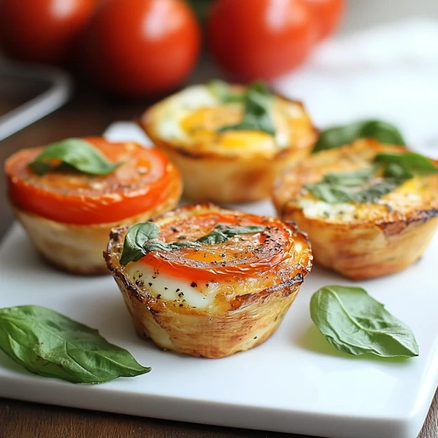 Tomato And Basil Egg Cups