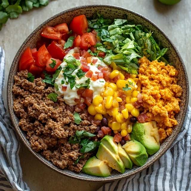 Low-Carb Breakfast Burrito Bowl