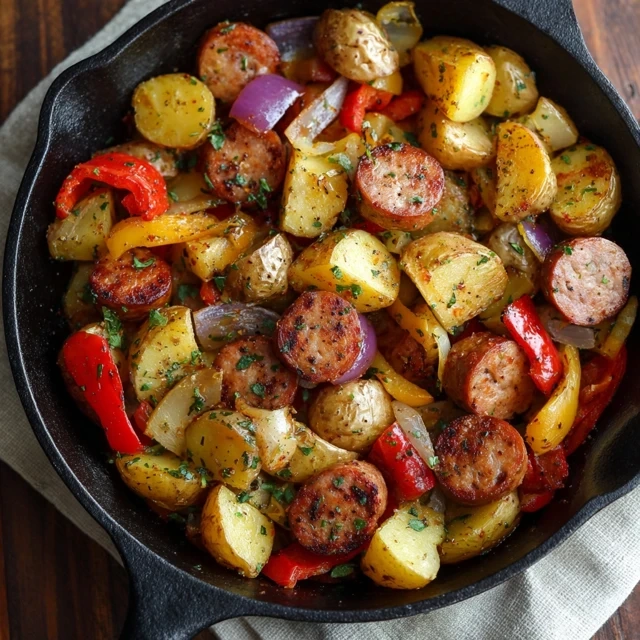 One Pan Smoked Sausage And Potatoes